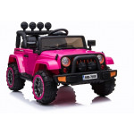 Elektrické autíčko - Jeep BRD-7588 4x4 - nelakované - ružové